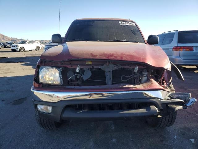 5TEGN92N43Z271743 - 2003 TOYOTA TACOMA DOUBLE CAB PRERUNNER RED photo 5