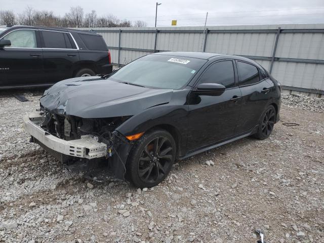 SHHFK7G44JU204503 - 2018 HONDA CIVIC SPORT 黑色 照片 1