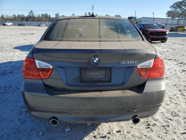 WBAVB73567PA86173 - 2007 BMW 3 SERIES I GRAY photo 6
