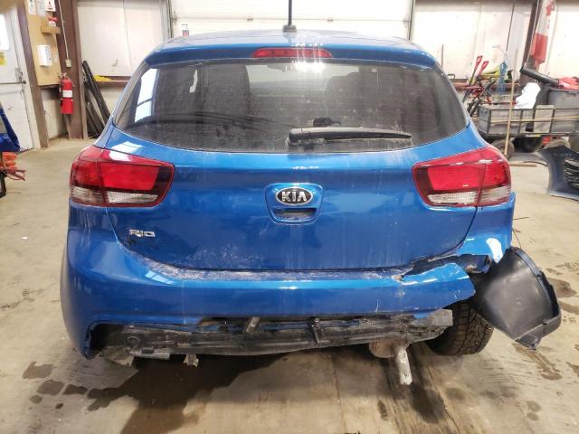 3KPA25AD1ME374207 - 2021 KIA RIO S BLUE photo 6