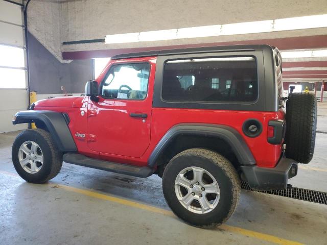 1C4GJXAN9KW573459 - 2019 JEEP WRANGLER SPORT RED photo 2