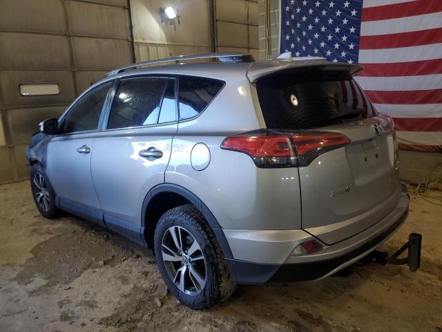 2T3RFREV2JW781969 - 2018 TOYOTA RAV4 ADVENTURE SILVER photo 2