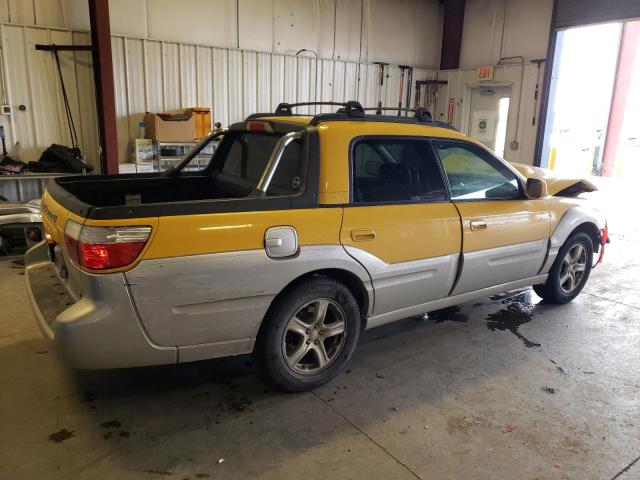 4S4BT61C936101806 - 2003 SUBARU BAJA YELLOW photo 3