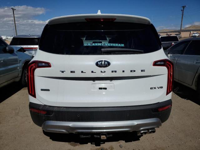 5XYP3DHC3LG040227 - 2020 KIA TELLURIDE EX WHITE photo 6