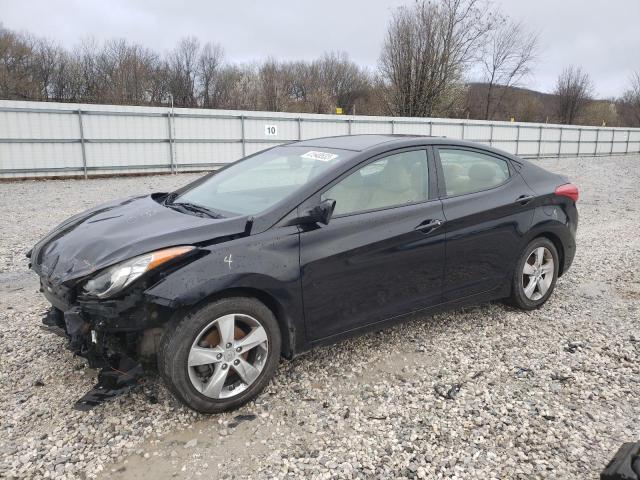 5NPDH4AE7DH256995 - 2013 HYUNDAI ELANTRA GLS BLACK photo 1