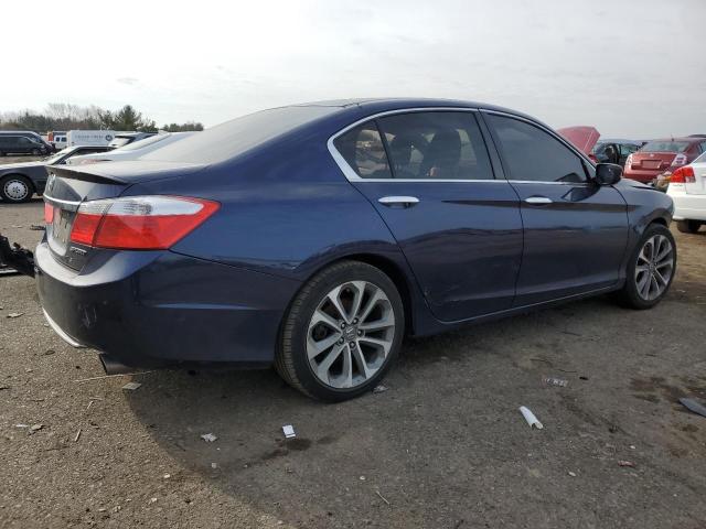 1HGCR2F50FA044294 - 2015 HONDA ACCORD SPORT BLUE photo 3