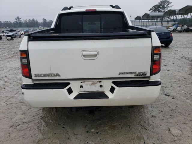 2HJYK165X6H537352 - 2006 HONDA RIDGELINE RTL WHITE photo 6