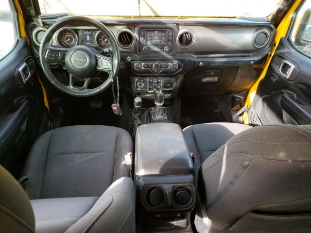 1C4HJXDN4KW593280 - 2019 JEEP WRANGLER U SPORT Gelb Foto 8