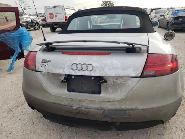 TRUMF38J081040122 - 2008 AUDI TT 2.0T SILVER photo 6