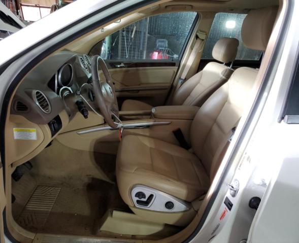 4JGBB8GB3AA619899 - 2010 MERCEDES-BENZ ML 350 4MATIC WHITE photo 7