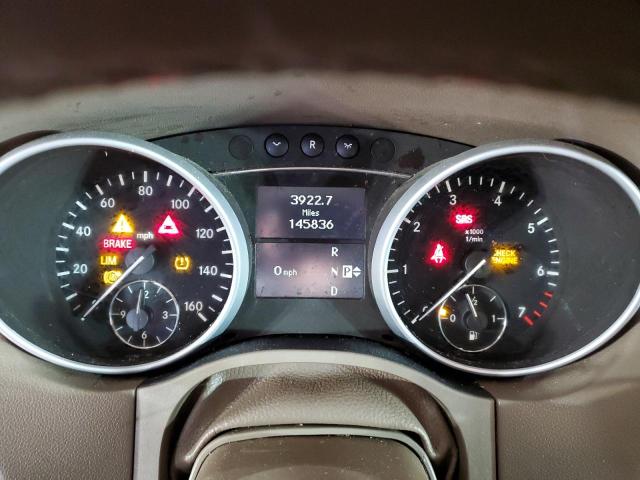 4JGBB8GB3AA619899 - 2010 MERCEDES-BENZ ML 350 4MATIC WHITE photo 9