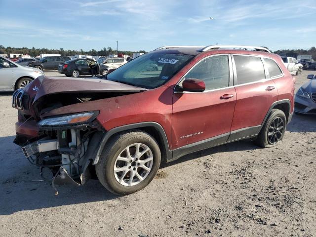 1C4PJLCB7HW559287 - 2017 JEEP CHEROKEE LATITUDE RED photo 1