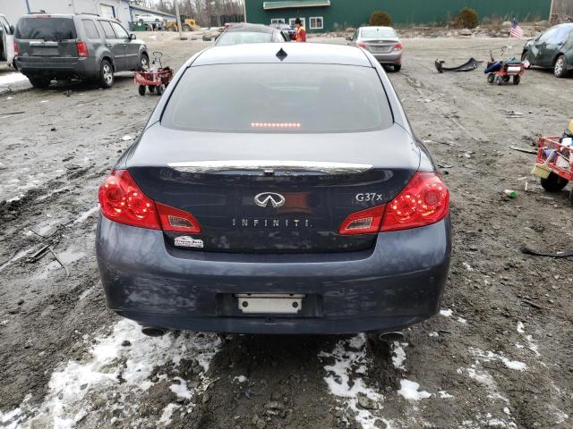 JN1CV6AR9CM676851 - 2012 INFINITI G37 BLUE photo 6