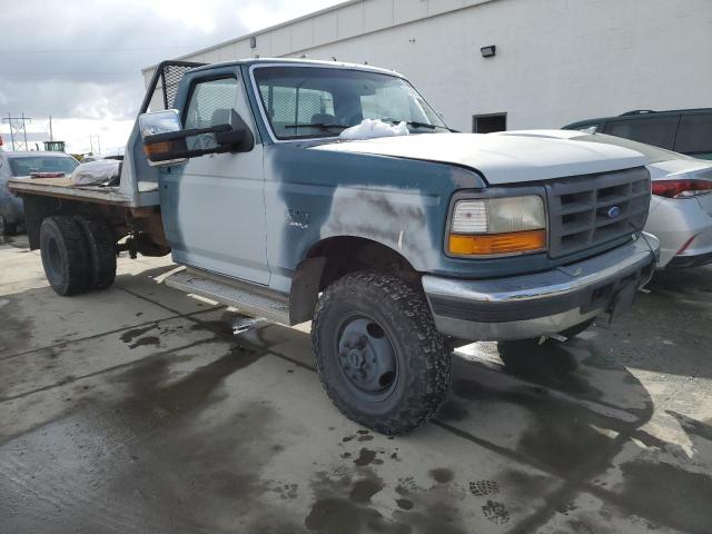 2FDKF38F7SCA49091 - 1995 FORD F350 GREEN photo 4