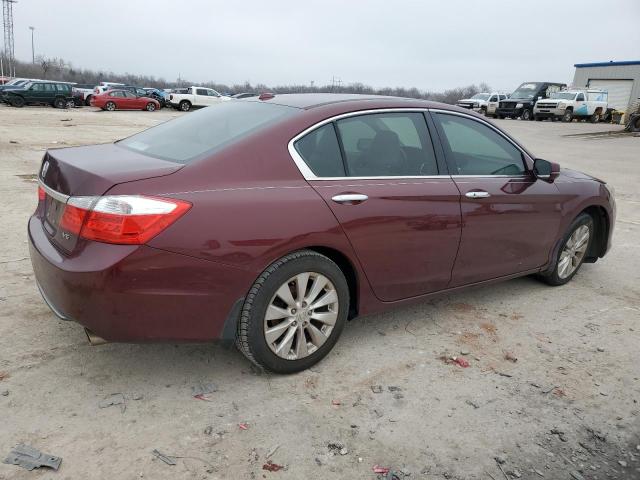 1HGCR3F86DA023009 - 2013 HONDA ACCORD EXL MAROON photo 3