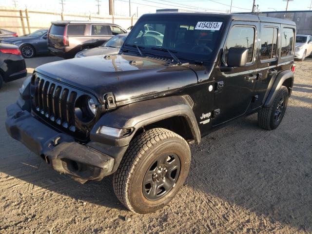 1C4HJXDN2LW315513 - 2020 JEEP WRANGLER U SPORT შავი ფოტო 1