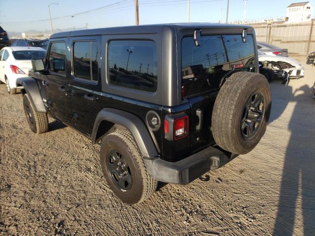 1C4HJXDN2LW315513 - 2020 JEEP WRANGLER U SPORT შავი ფოტო 2