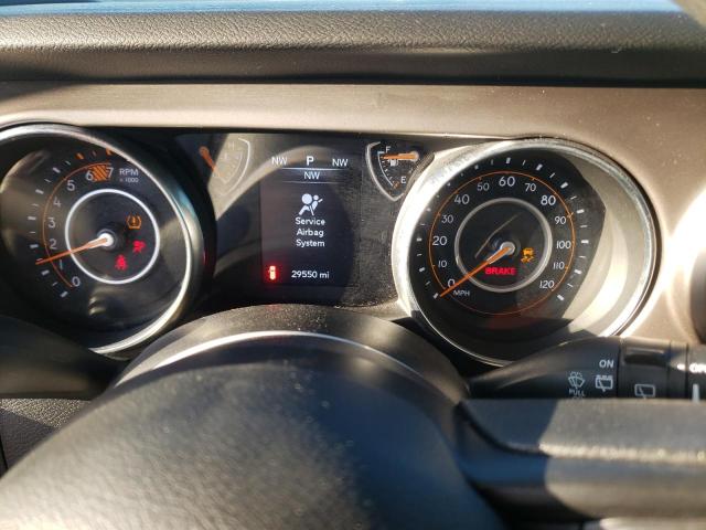 1C4HJXDN2LW315513 - 2020 JEEP WRANGLER U SPORT შავი ფოტო 9