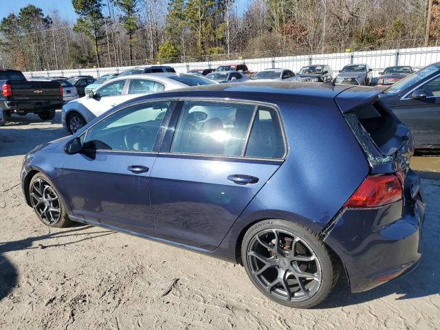 3VWRA7AU1FM050049 - 2015 VOLKSWAGEN GOLF TDI BLUE photo 2