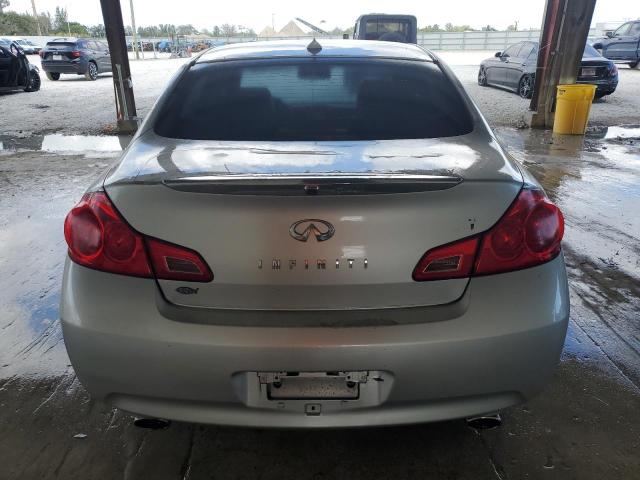 JN1CV6AP9CM933618 - 2012 INFINITI G37 BASE SILVER photo 6