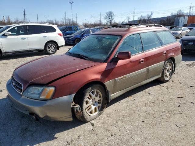 4S3BH895737656772 - 2003 SUBARU LEGACY OUTBACK H6 3.0 SPECIAL MAROON photo 1