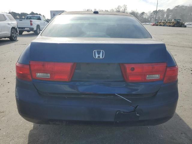 1HGCM56865A031641 - 2005 HONDA ACCORD EX BLUE photo 6