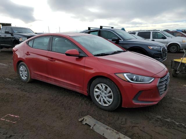 5NPD74LF6HH127046 - 2017 HYUNDAI ELANTRA SE RED photo 4