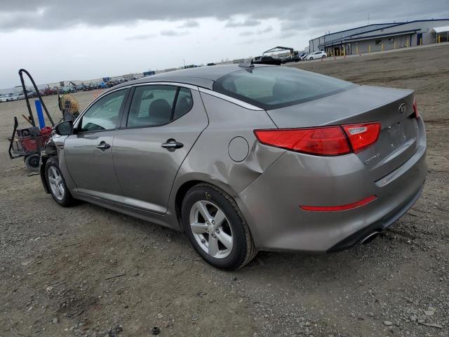 5XXGM4A71FG408794 - 2015 KIA OPTIMA LX GRAY photo 2