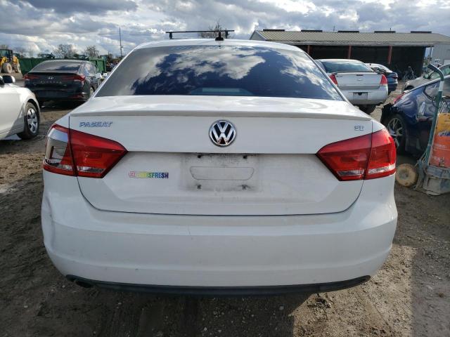 1VWBH7A32DC020917 - 2013 VOLKSWAGEN PASSAT SE WHITE photo 6