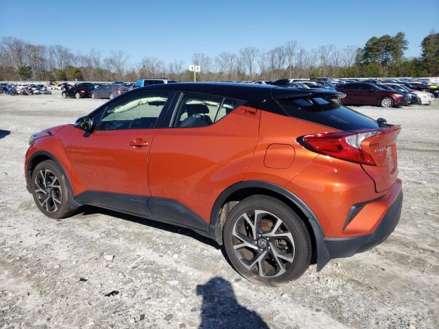 JTNKHMBX7L1068695 - 2020 TOYOTA C-HR XLE ORANGE photo 2