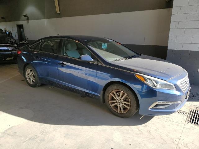 5NPE24AF5FH055954 - 2015 HYUNDAI SONATA SE BLUE photo 4