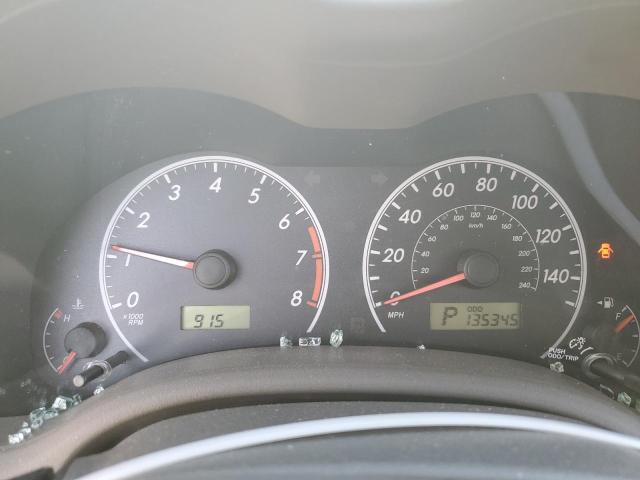 1NXBU4EE1AZ199607 - 2010 TOYOTA COROLLA BASE WHITE photo 9