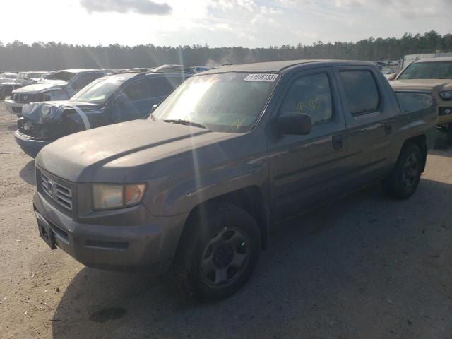 2HJYK16278H513941 - 2008 HONDA RIDGELINE RT GRAY photo 1