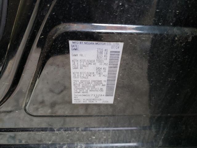 5N1AR2MN1EC715284 - 2014 NISSAN PATHFINDER S 黑色 照片 13