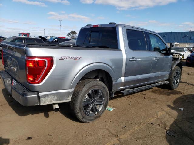 1FTFW1ED8PFA90340 - 2023 FORD F150 SUPERCREW SILVER photo 3