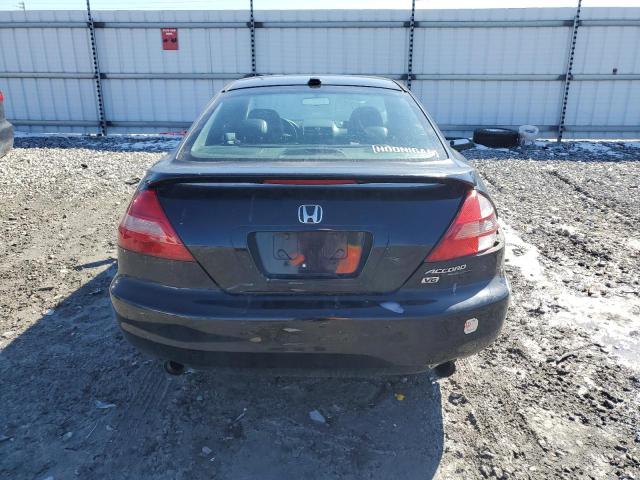 1HGCM82615A006507 - 2005 HONDA ACCORD EX BLACK photo 6