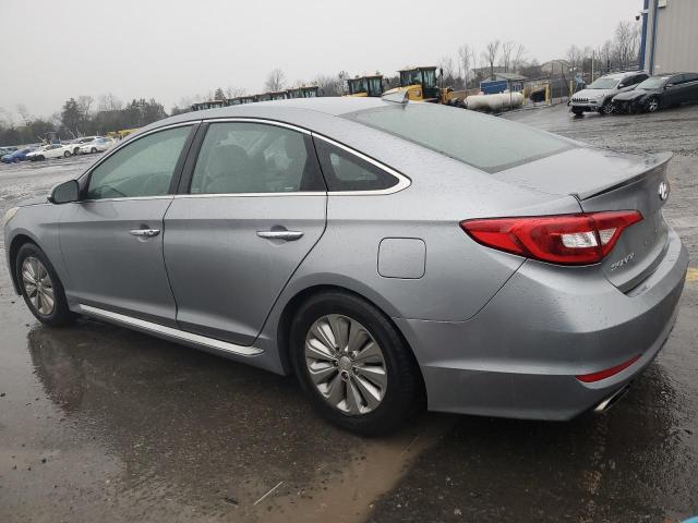 5NPE34AF5GH329135 - 2016 HYUNDAI SONATA SPORT GRAY photo 2