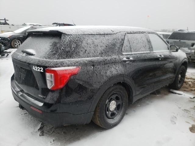 1FM5K8AB8NGB59776 - 2022 FORD EXPLORER POLICE INTERCEPTOR BLACK photo 3