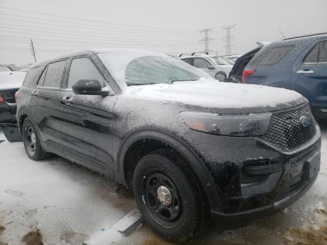 1FM5K8AB8NGB59776 - 2022 FORD EXPLORER POLICE INTERCEPTOR BLACK photo 4