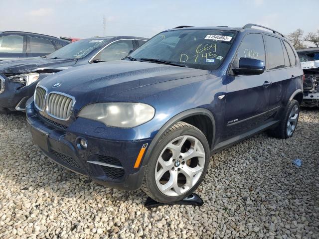 5UXZW0C55CL664745 - 2012 BMW X5 XDRIVE35D BLUE photo 1