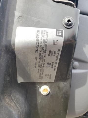 1G8AJ55F07Z202056 - 2007 SATURN ION LEVEL 2 GRAY photo 12