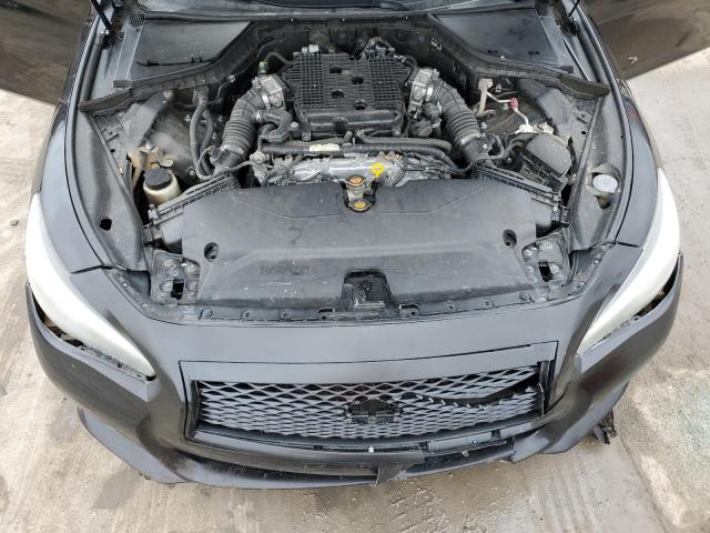 JN1BV7APXEM670995 - 2014 INFINITI Q50 BASE BLACK photo 11