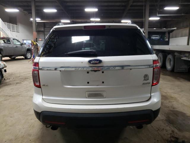 1FMHK8D81CGA83909 - 2012 FORD EXPLORER XLT WHITE photo 6