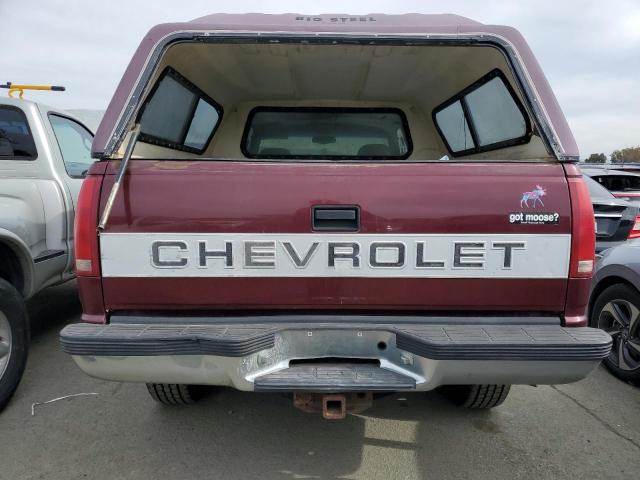 2GCEK19R8V1153101 - 1997 CHEVROLET GMT-400 K1500 BURGUNDY photo 6