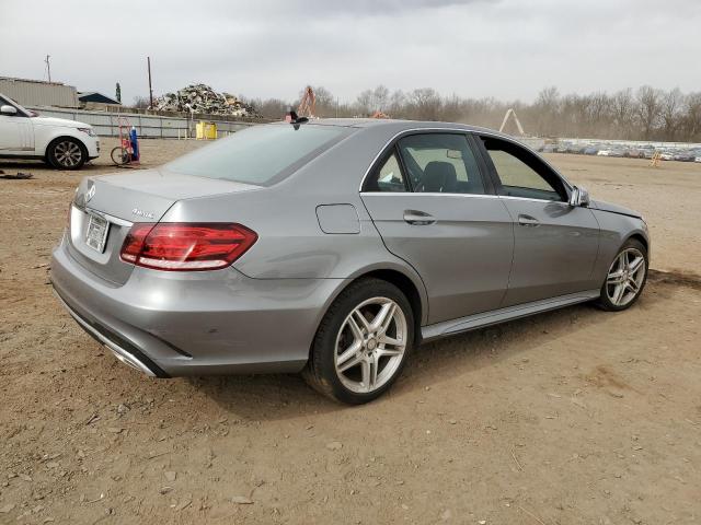 WDDHF8JB0EA899434 - 2014 MERCEDES-BENZ E 350 4MATIC GRAY photo 3