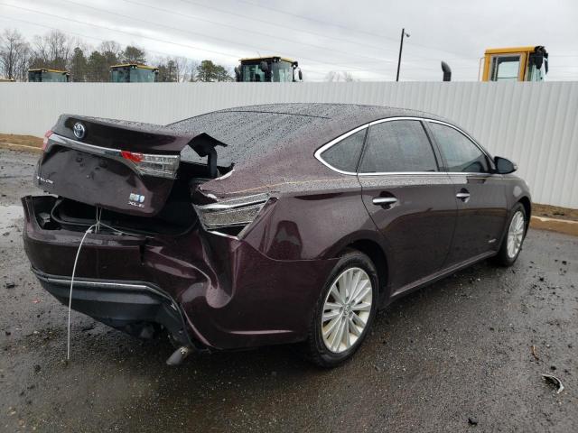 4T1BD1EB9DU006080 - 2013 TOYOTA AVALON HYBRID PURPLE photo 3