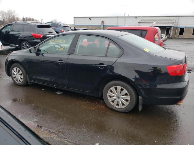 3VW2K7AJ1EM393043 - 2014 VOLKSWAGEN JETTA BASE BLACK photo 2