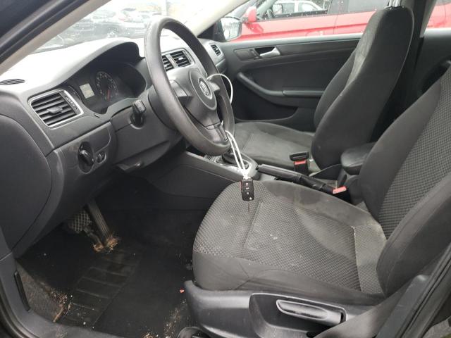 3VW2K7AJ1EM393043 - 2014 VOLKSWAGEN JETTA BASE BLACK photo 7