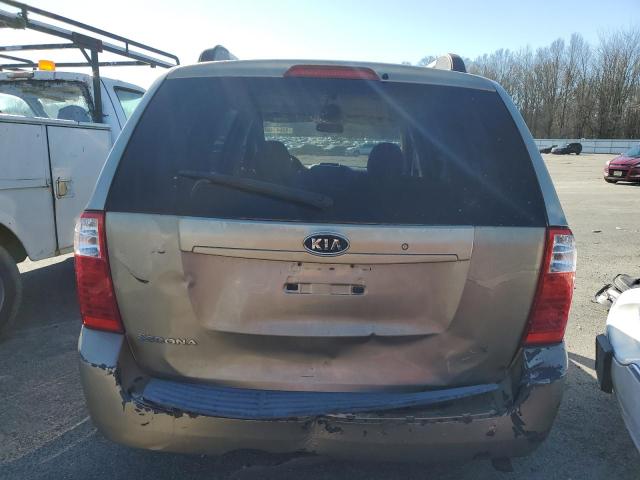 KNDMB233286249731 - 2008 KIA SEDONA EX GOLD photo 6