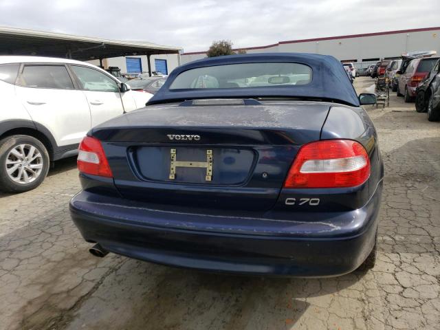 YV1NC62D24J061005 - 2004 VOLVO C70 HPT BLUE photo 6